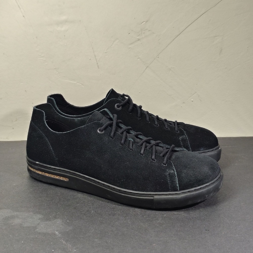 Birkenstock Bend Low Decon Pop Men 45 Black Suede Comfort Sneakers 1024820